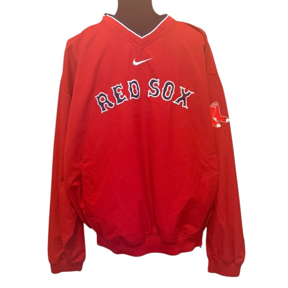 Nike Boston Red Sox Pullover Windbreaker Size Medium